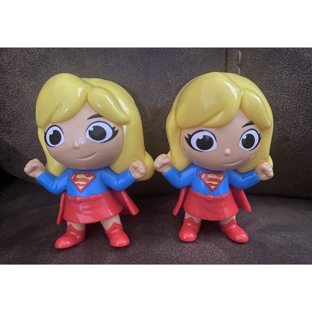 3/$15 SALE - Lot of 2 Supergirl figure DC Justice League Toy Burger King 2024